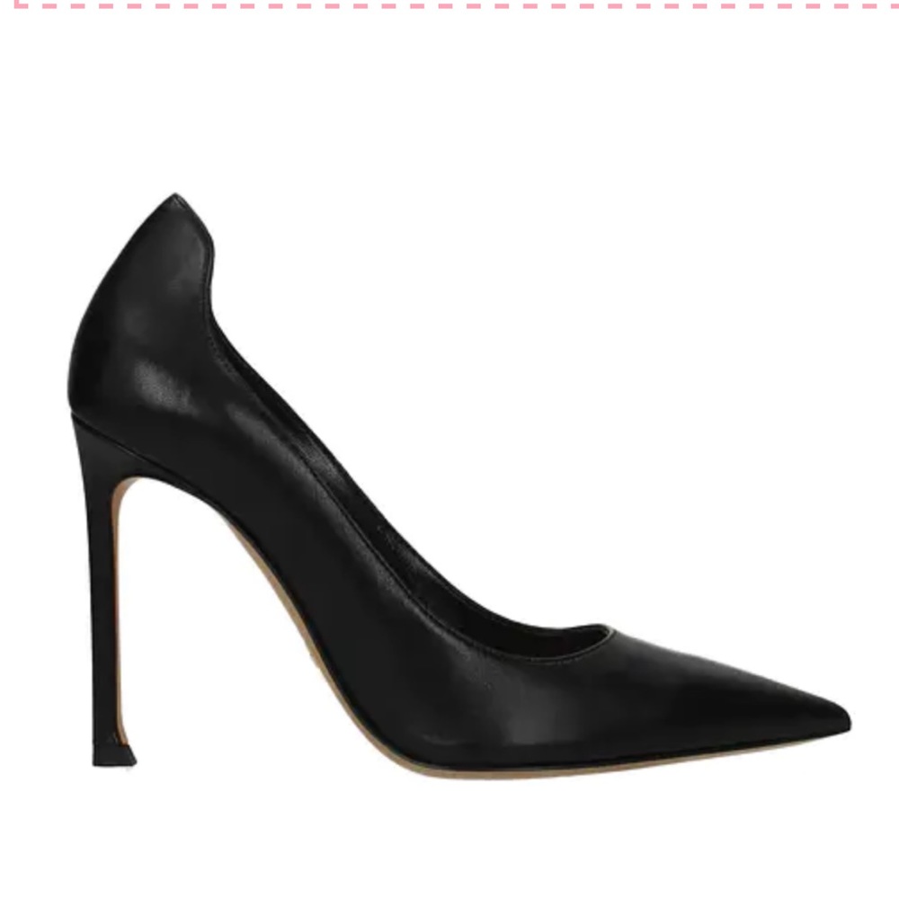 Christian Dior DMoi Black Leather Pumps Gem